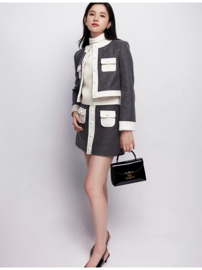 Celine Wool Two-Piece Set