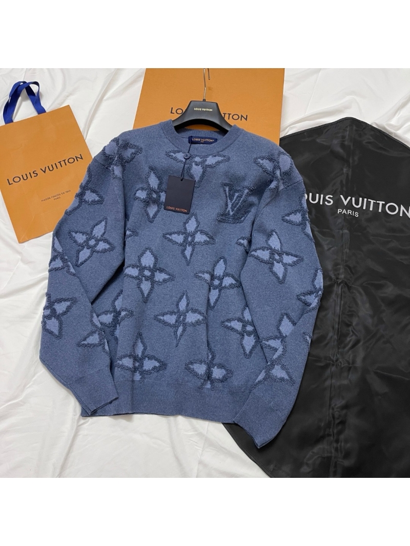 Louis Vuitton LV Unisex Monogram Jacquard Knit Sweater