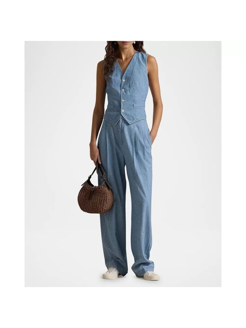 Ralph Lauren Spring/Summer 2025 Relaxed Denim Trousers – Timeless Old Money Style