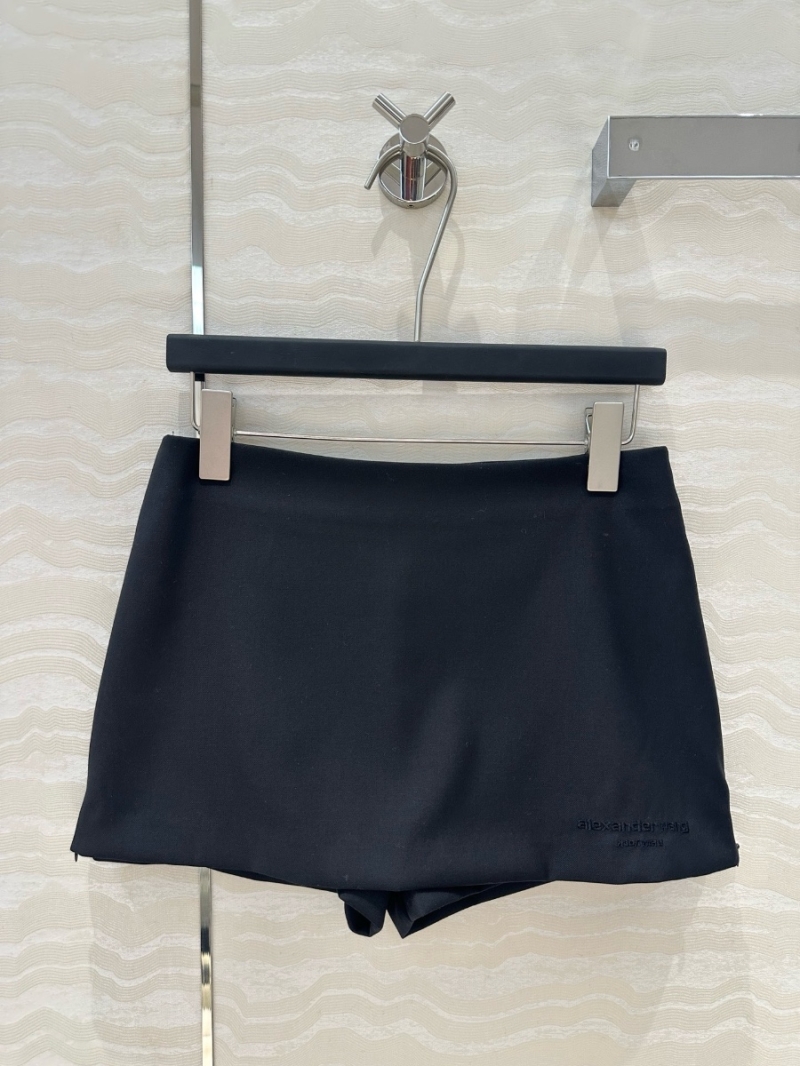 Alexander Wang Low-Rise Zip-Detail Mini Skort Black