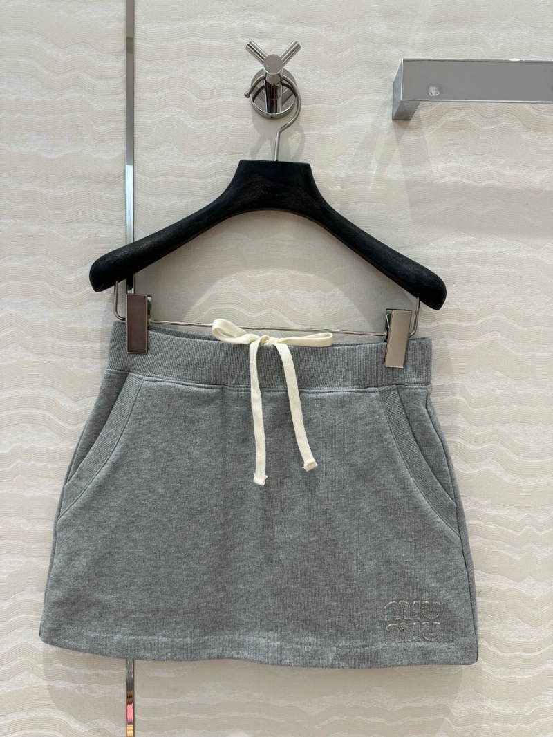 Miu Miu High-Waisted Mini Skirt