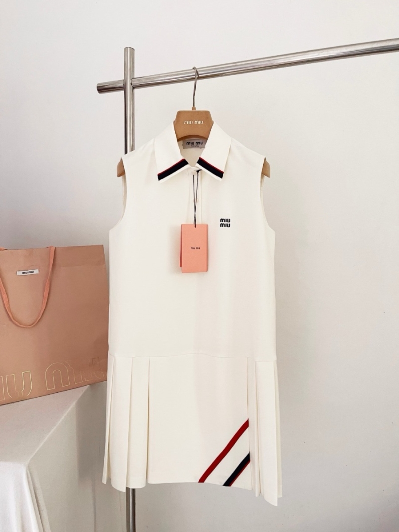 Miu Miu Academy Style Tennis Dress – Spring 2025 Collection
