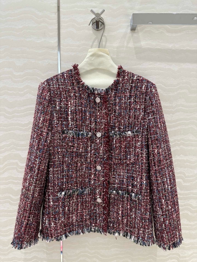 Chanel 24K Coco Tweed Fringe Jacket