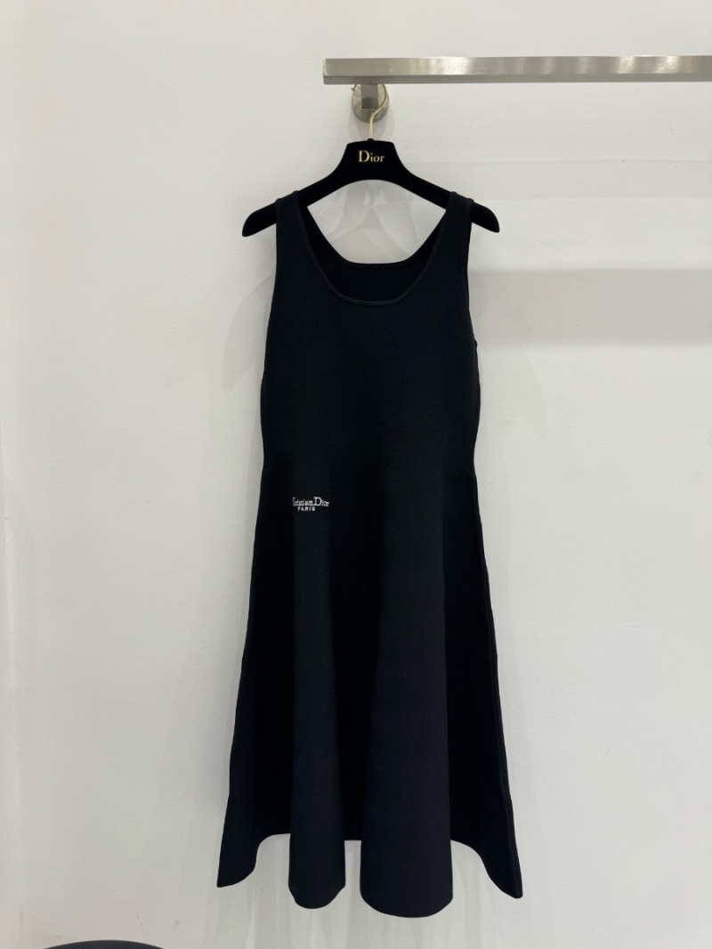 Dior Spring-Summer 2025 Waist-Cinched Flared Tank Dress