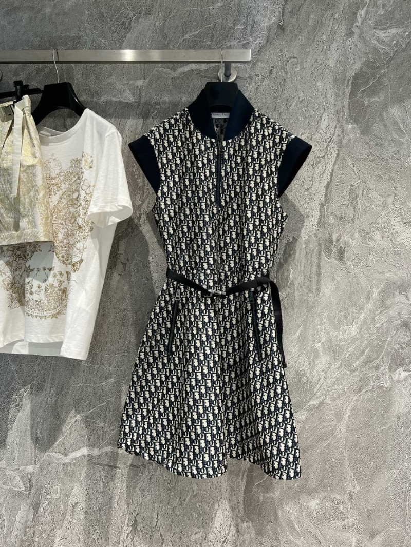 Dior 24 Early Spring Vintage Print Dress