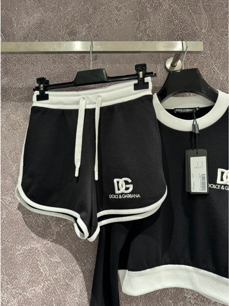 Dolce & Gabbana Early Spring 2024 Embroidered Logo Shorts