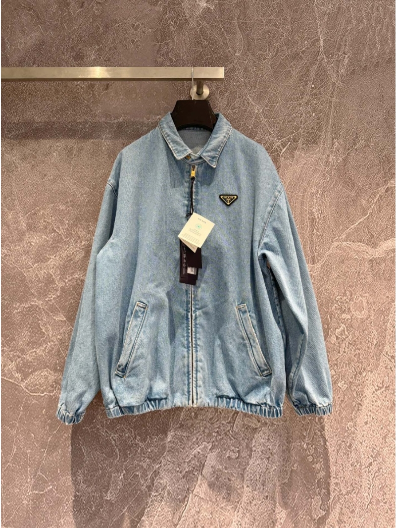 Prada Early Spring 2024 Over-sized Denim Jacket