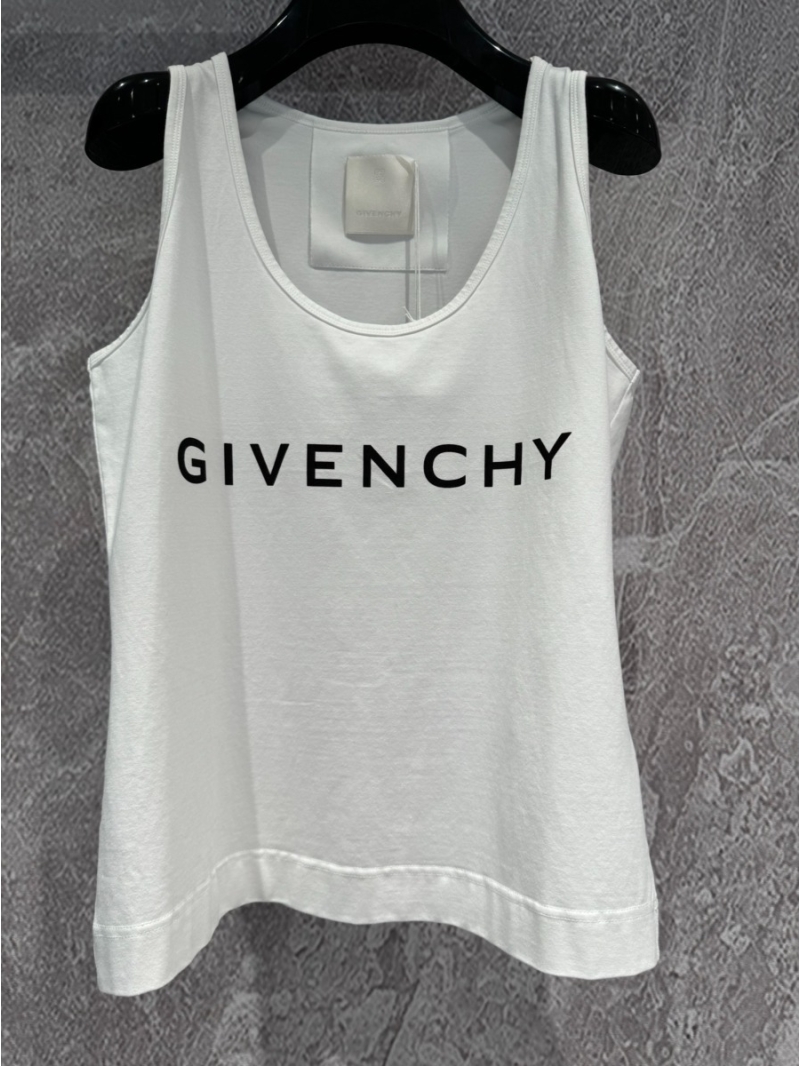 Givenchy Essential Minimalist White Tank Top