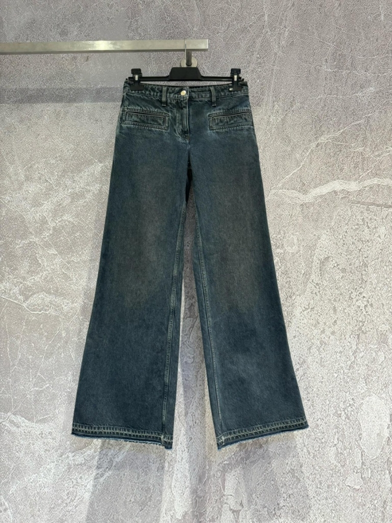 Louis Vuitton Artisan Crafted Faded Denim Jeans