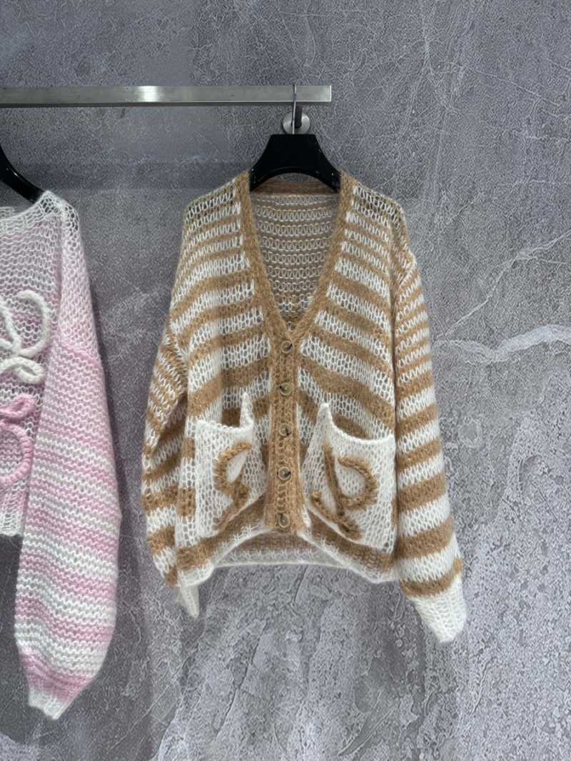 Loewe Limited Collection Striped Mohair Cardigan 