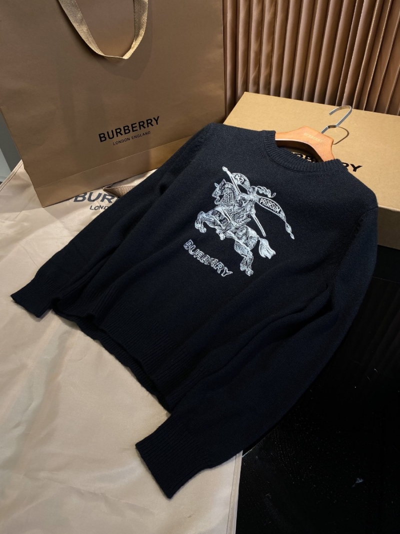 Burberry Embroidered Equestrian Knight (EKD) Cashmere Sweater - Unisex
