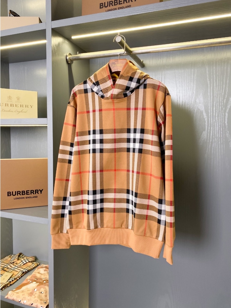Burberry Checkered Cotton Jacquard Unisex Hoodie