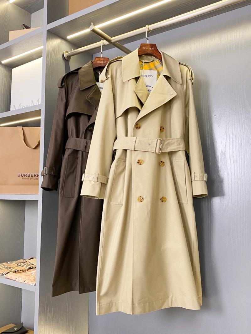 Burberry Salford Long Trench Coat – Quintessentially British Long Coat beige