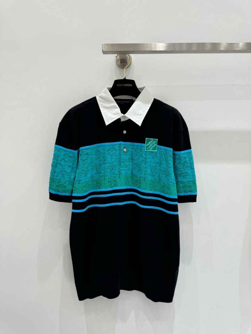 Louis Vuitton LV Spring-Summer 2025 Gradient Polo Knit Shirt