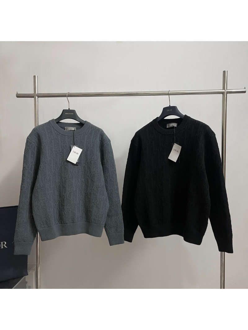 Dior Cannage Pattern Knit Sweater - 2025 Spring Collection