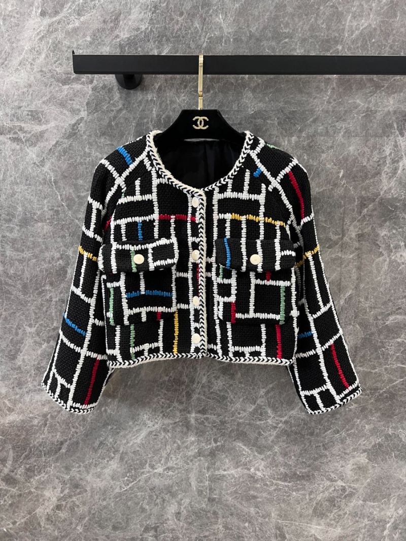Chanel 25SS Early Spring Collection Vacation Series Colorful Tweed Jacket