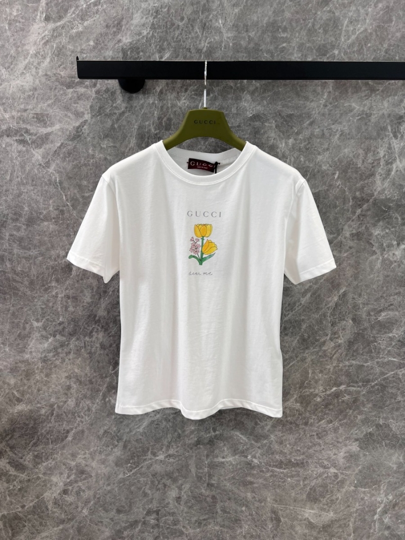 Gucci 25Ss Spring/Summer Playful Graphic T-Shirt in White
