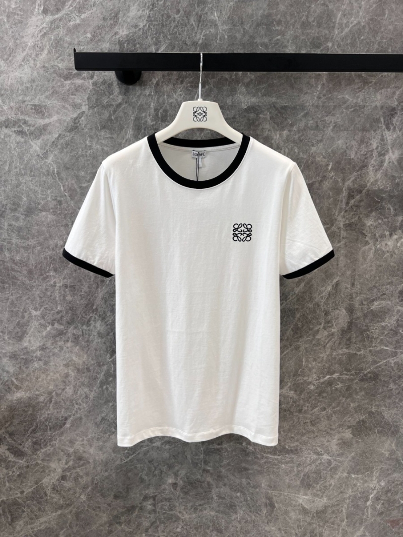 Loewe 25SS Spring/Summer Chic Micro-Logo T-Shirt White