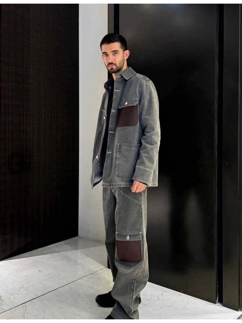 DIOR x Stone Island Denim Canvas Jacket