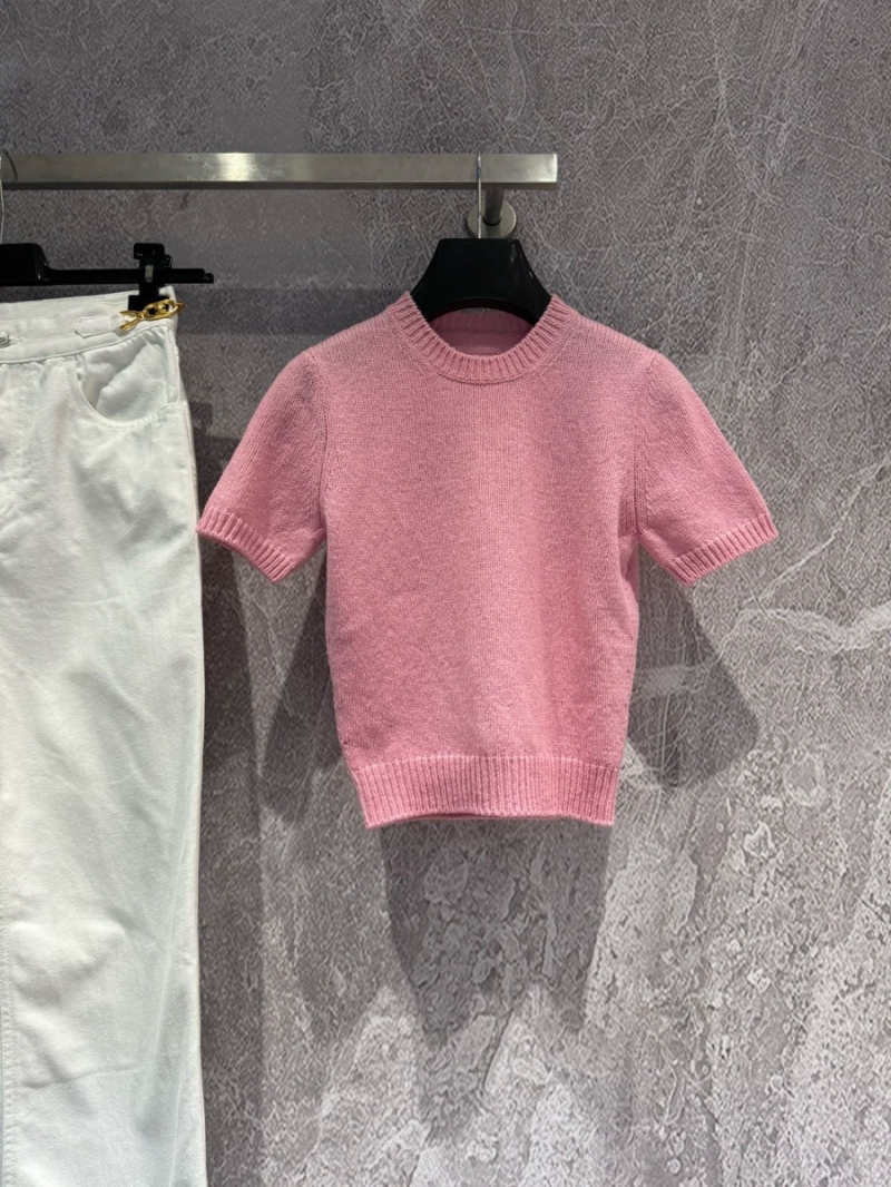 Prada 24 Autumn Wool Pink Knit Sweater