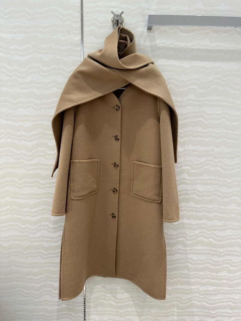 Loro Piana LP Luxury Cashmere Coat with Matching Scarf - Old Money Edition