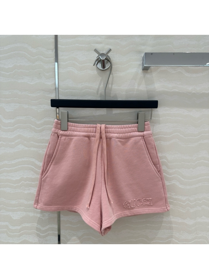 Gucci GG Capsule Collection Washed Cotton Shorts Pink