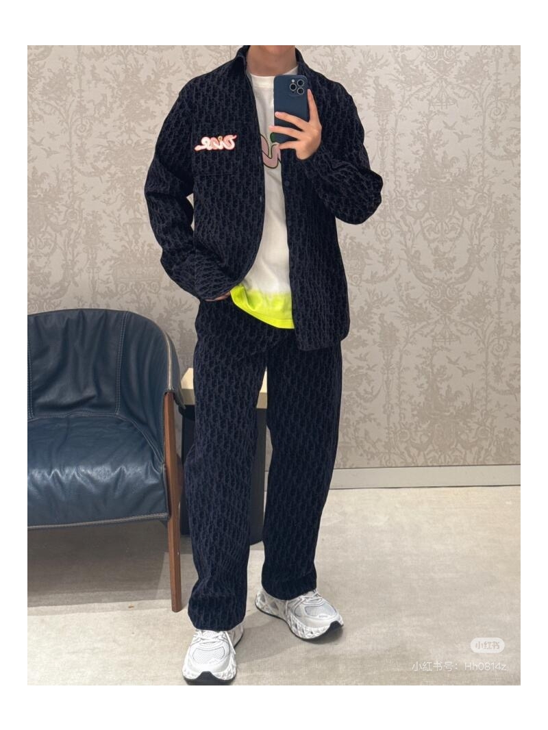 Dior x KAWS 2025 Serpent Oblique Jeans Navy