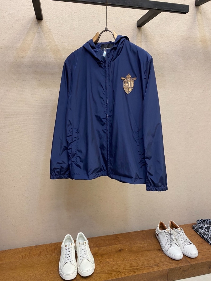 Fendi 2025 Chic Crest Jacket Navy