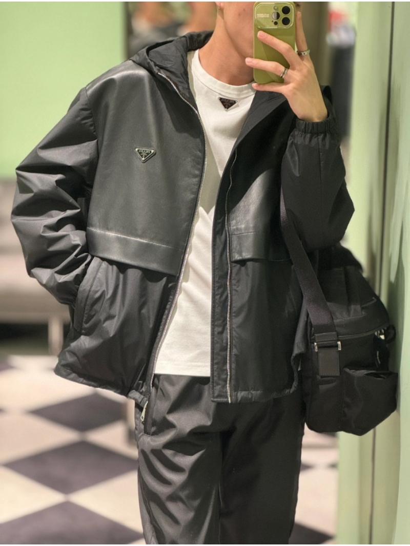 Prada Exclusive Collection Premium Hooded Jacket Black