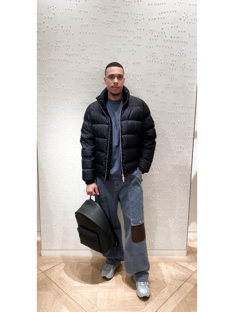 Dior Monogram Down Jacket in Classic Black
