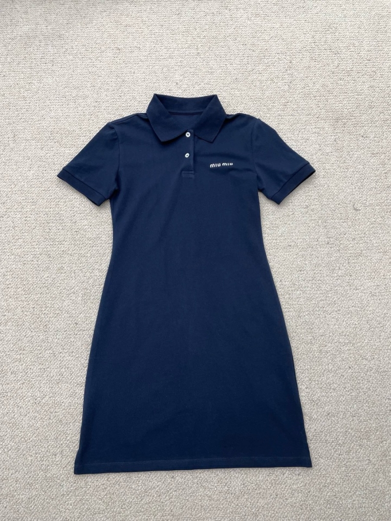 Miu Miu 2024 Sporty Style Polo Dress