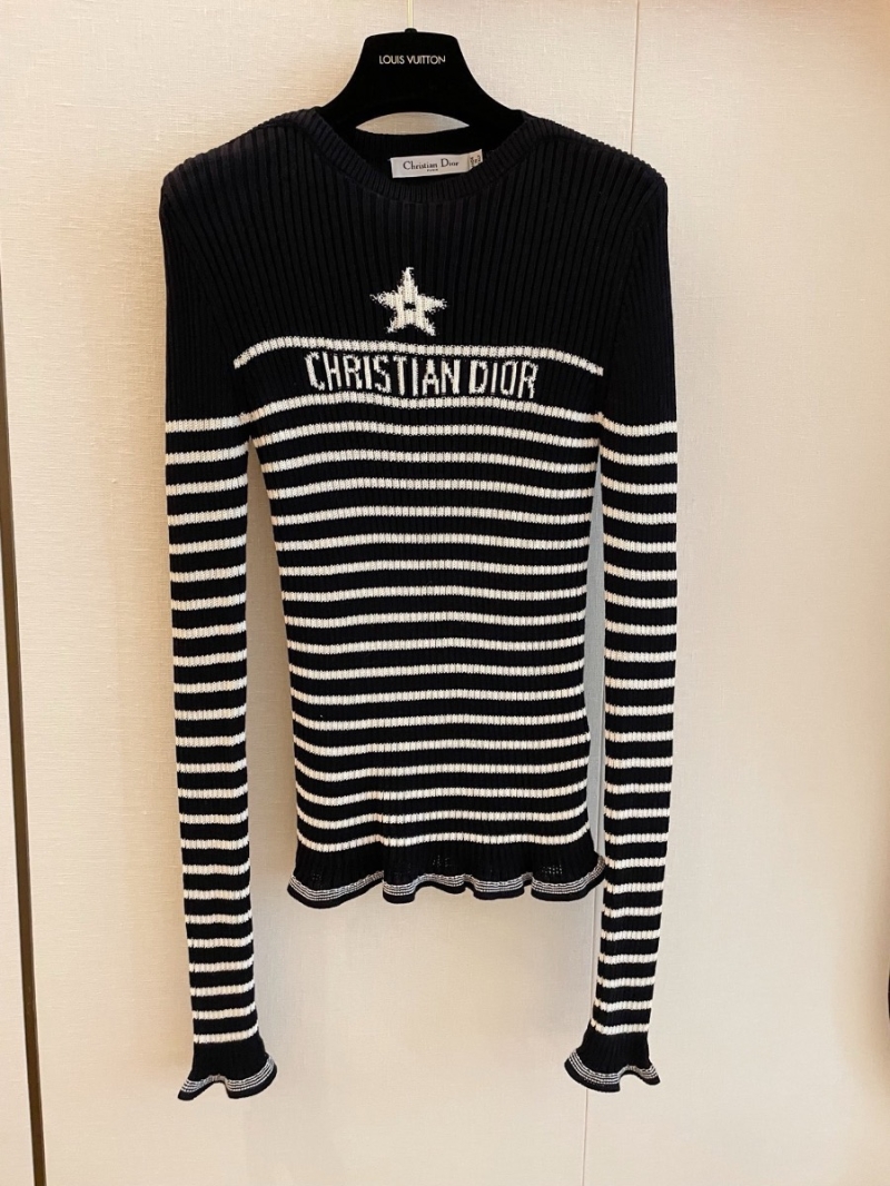 DIOR New Nautical Striped Long-Sleeve Shirt