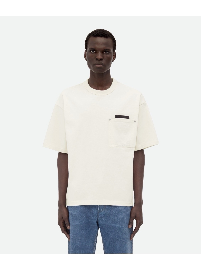 Bottega Veneta Rivet Dual Pocket Oversized T-Shirt