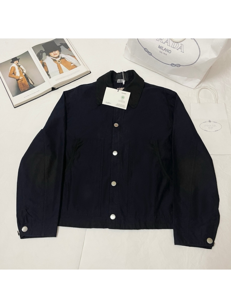 Prada Unisex 24FW Vintage Triangle Logo Utility Jacket