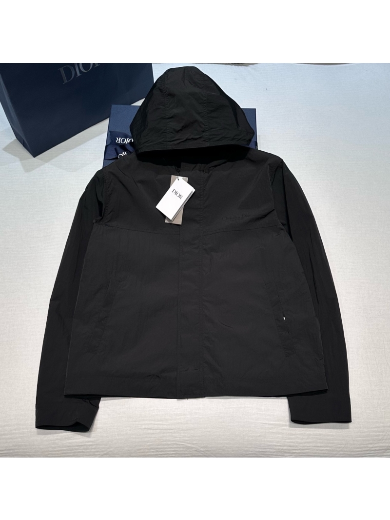 Dior Exclusive Limited-Edition Hooded Satin-Tech Jacket – Unisex