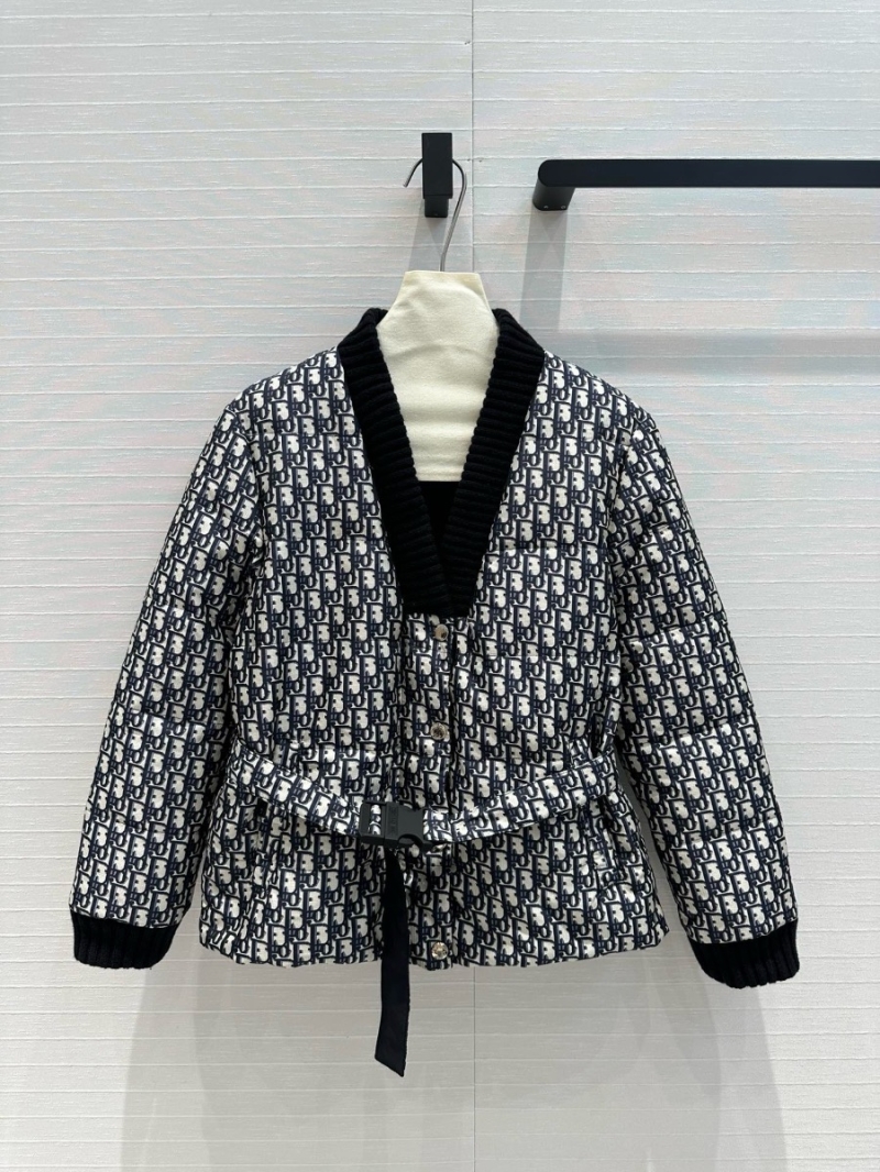 Dior Reversible Down Jacket with Oblique Jacquard