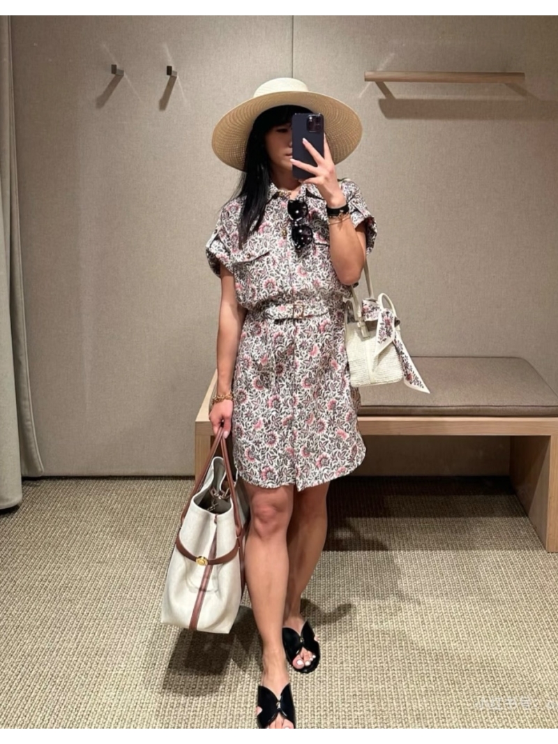 Loro Piana Exclusive Limited-Edition Idris Linen Floral Dress – Riserva San Nicolo Collection