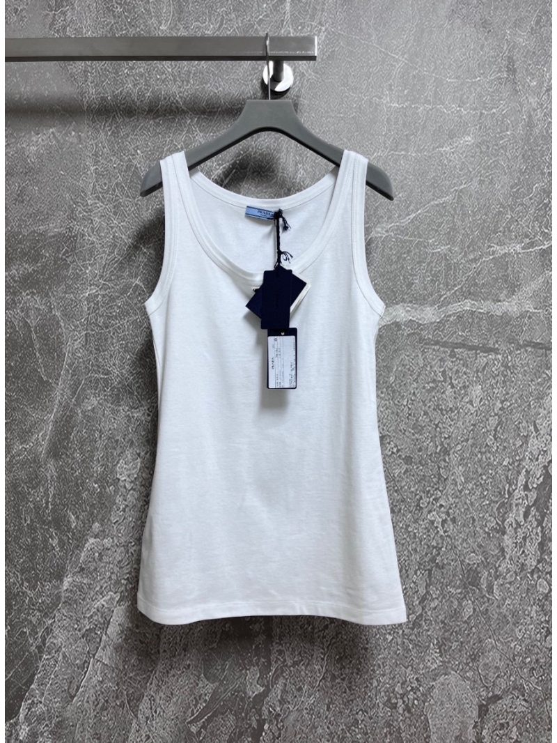 Prada Summer Hot White Chic Vest - A Must-Have for Fashion Enthusiasts