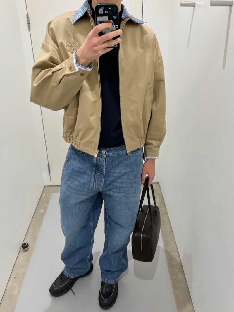 Miu Miu '25 Unisex Early Spring Khaki Jacket