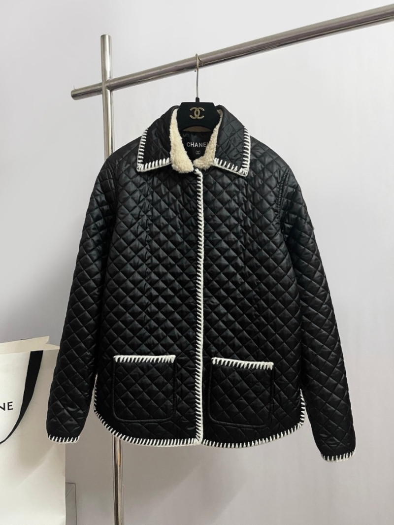 Chanel Quilted Two-Tone Ski Collection Jacket Limited Edition
