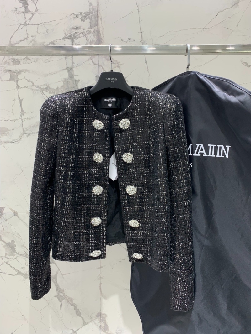 BALMAIN 2024 New Collection Embellished Beaded Jacket