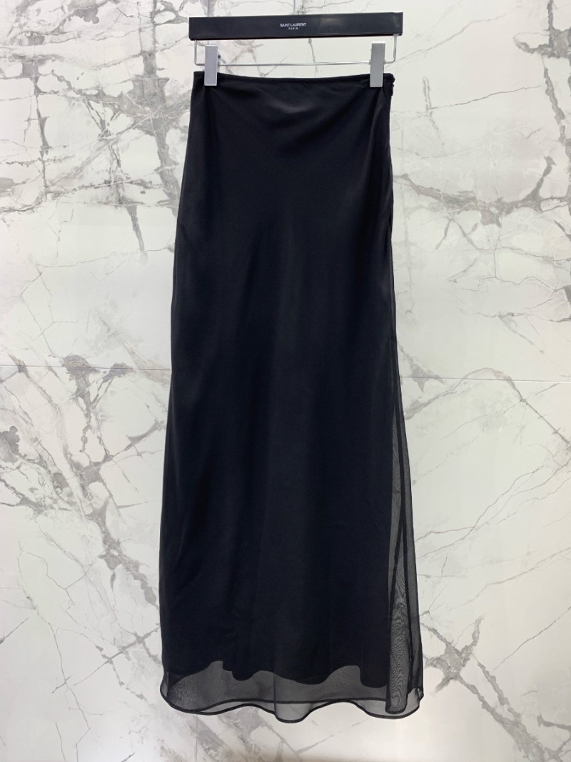 SAINT LAURENT Exclusive Retro Collection Elegant Skirt Black