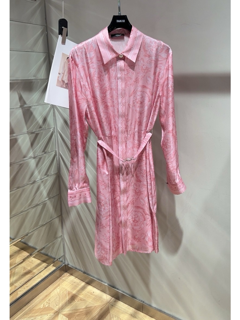 Versace Resort Collection: Venus Early Spring Printed Imported Silk Dress