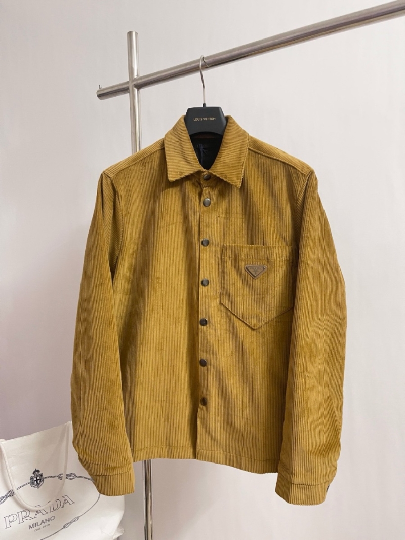 Prada Corduroy Jacket – Premium Cotton Corduroy Fabric