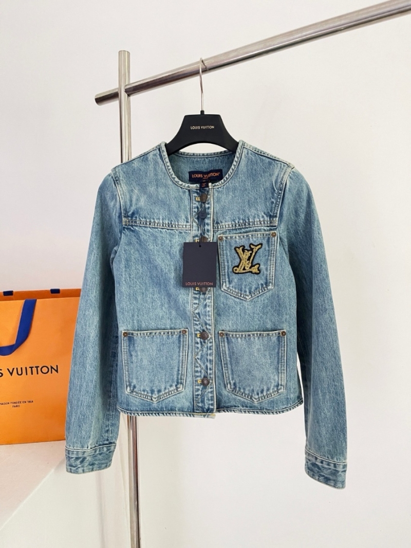 Louis Vuitton Spring/Summer Denim Jacket – Signature LV Patch