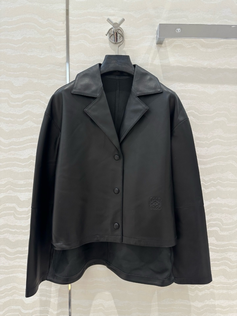 Loewe Minimalist Shearling Craft Lambskin Jacket Black Limited Edition