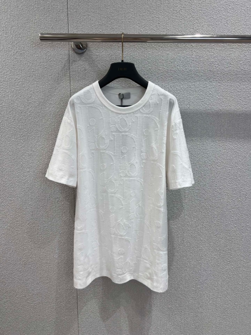 Dior Unisex White Cotton Short Sleeve T-Shirt - Limited Edition Spring Summer 25SS