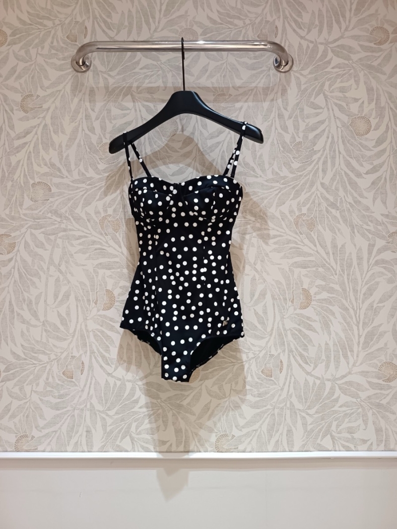 Dolce & Gabbana DG Polka Dot One-Piece Swimsuit