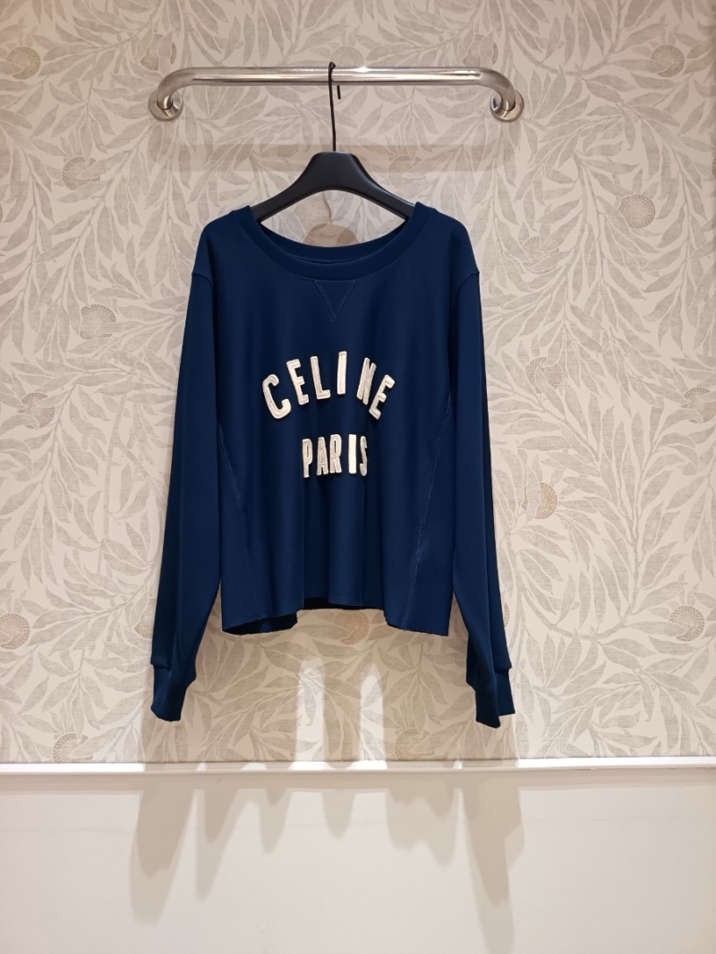 Celine 24Fw Early Autumn New Letter Logo OS Sweatshirt