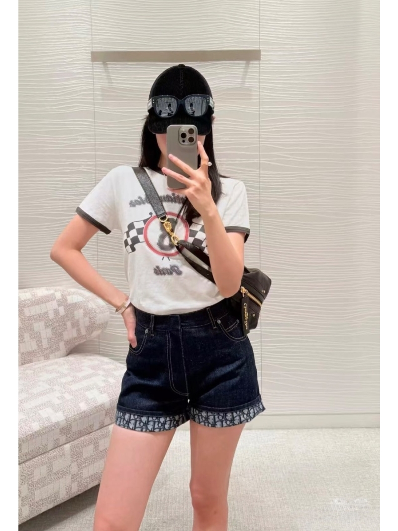 Dior Monogram Denim Shorts